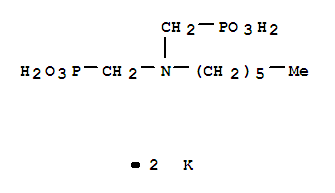 dipotassium dihydrogen [(hexylimino)bis(methylene)]bisphosphonate