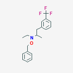 N-ETHYL-A-METHYL-N-(PHENYLMETHOXY)-3-(TRIFLUOROMETHYL)BENZENEETHANAMINE molecular structure