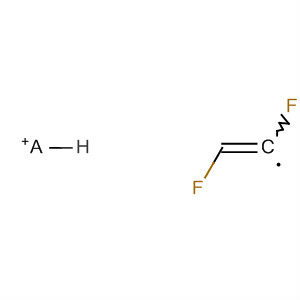 Ethenyl, 1,2-difluoro-, monoprotonated molecular structure