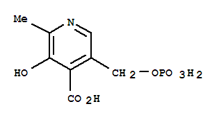 4-pyridoxic acid 5-phosphate molecular structure
