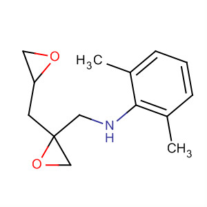 Oxiranemethanamine, N-(2,6-dimethylphenyl)-N-(oxiranylmethyl)- molecular structure