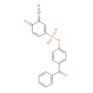1,5-Cyclohexadiene-1-sulfonic acid, 3-diazo-4-oxo-,4-benzoyl-1,2,3-benzenetriyl ester molecular structure