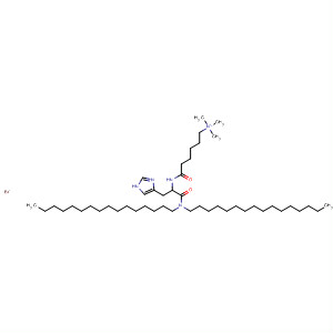 1-Hexanaminium,6-[[2-(dihexadecylamino)-1-(1H-imidazol-4-ylmethyl)-2-oxoethyl]amino]-N,N,N-trimethyl-6-oxo-, bromide