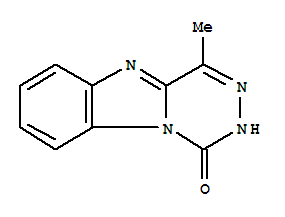 [1,2,4]Triazino[4,5-a]benzimidazol-1(2H)-one,4-methyl- molecular structure