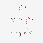 Ethenyl Acetate;ethenyl 7,7-dimethyloctanoate;2-ethylhexyl Prop-2-enoate