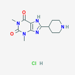 8-(PIPERIDIN-4-YL)THEOPHYLLINE HCL