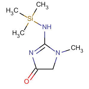 4H-Imidazol-4-one, 1,5-dihydro-1-methyl-2-[(trimethylsilyl)amino]-