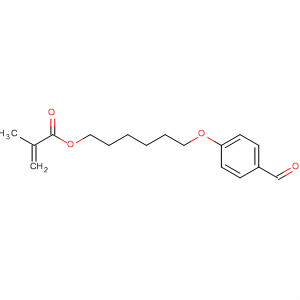 2-Propenoic acid, 2-methyl-, 6-(4-formylphenoxy)hexyl ester molecular structure