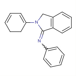 Benzenamine, N-(2,3-dihydro-2-phenyl-1H-isoindol-1-ylidene)- molecular structure