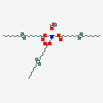 tris[2-(octadec-9-enoyloxy)ethyl]ammonium acetate molecular structure
