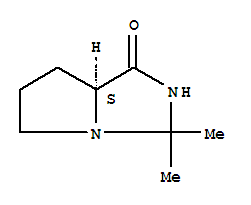 1H-PYRROLO[1,2-C]IMIDAZOL-1-ONE,HEXAHYDRO-3,3-DIMETHYL-,(S)- molecular structure