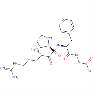 Glycine, N-[N-(1-L-arginyl-L-prolyl)-L-phenylalanyl]- molecular structure