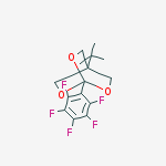 4-tert-butyl-1-(pentafluorophenyl)-2,6,7-trioxabicyclo[2.2.2]octane molecular structure