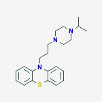 10-(3-(4-ISOPROPYL-1-PIPERAZINYL)PROPYL)PHENOTHIAZINE molecular structure
