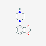 1-Benzo[1,3]dioxol-4-yl-piperazine molecular structure